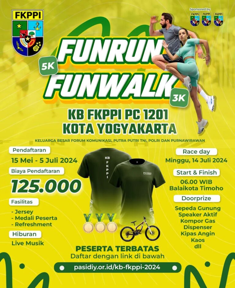 KB FKPPI PC 1201 Kota Yogyakarta Fun Run 2024